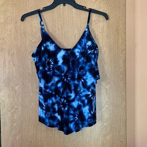 Tie Dye Tankini Top
